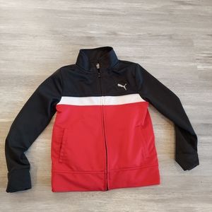 Puma track jacket boys sz 7
